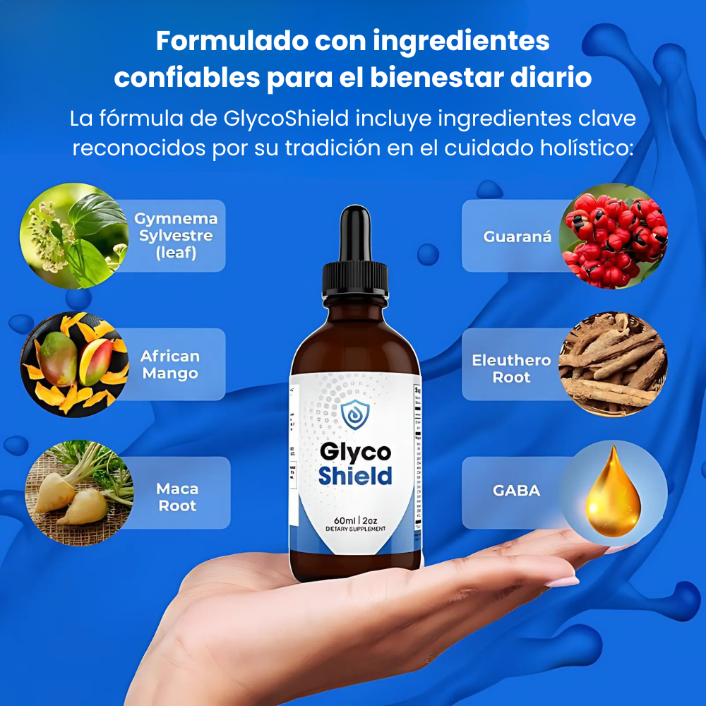 GlycoShield – Fórmula Líquida Herbal 20 en 1