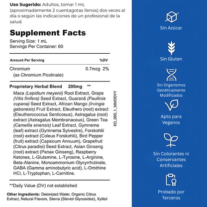 GlycoShield – Fórmula Líquida Herbal 20 en 1